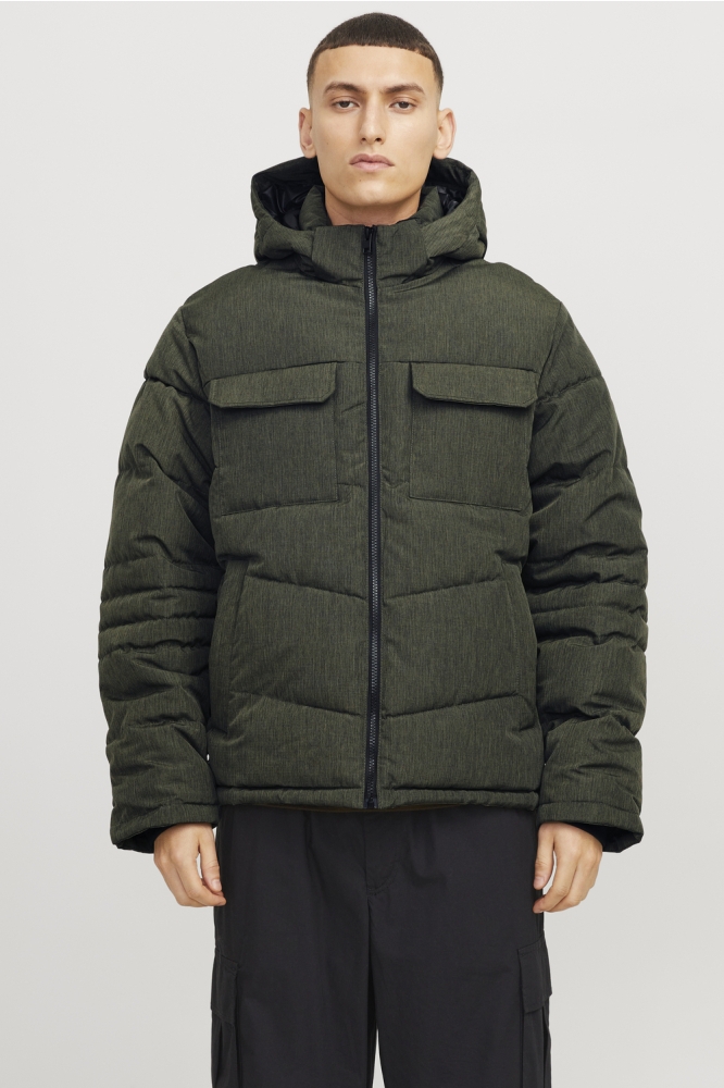 JJBUILD PUFFER JACKET 12256858 ROSIN/MELANGE